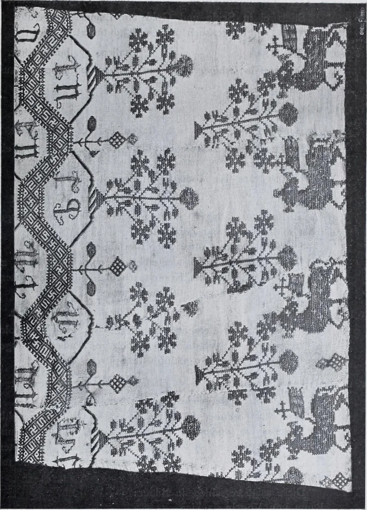 An illustration from Textilsammlung Iklé Katalog. Industrie- u. Gewerbemuseum St. Gallen, 1908, 1908, leaf 32