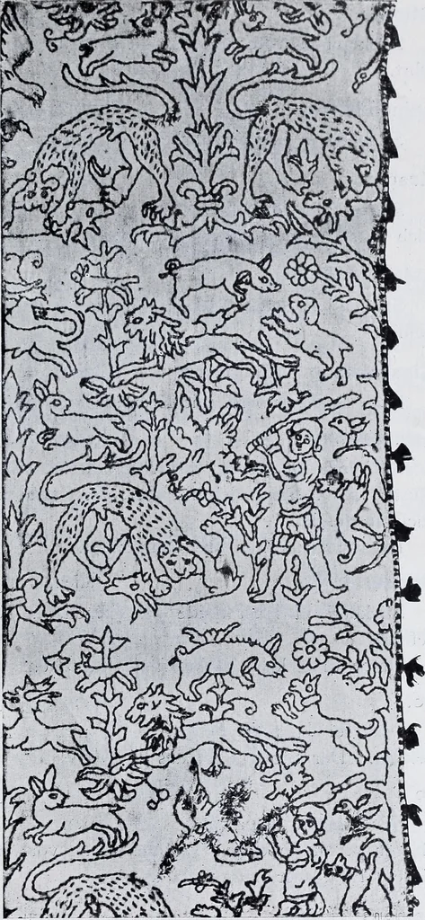 An illustration from Textilsammlung Iklé Katalog. Industrie- u. Gewerbemuseum St. Gallen, 1908, 1908, leaf 52