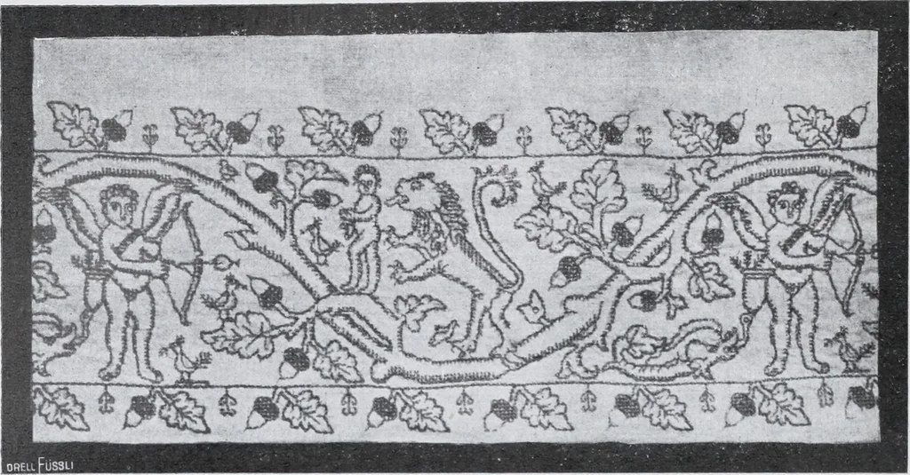 An illustration from Textilsammlung Iklé Katalog. Industrie- u. Gewerbemuseum St. Gallen, 1908, 1908, leaf 55