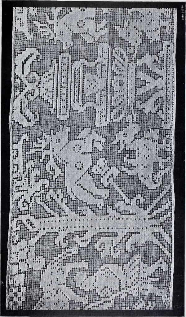 An illustration from Textilsammlung Iklé Katalog. Industrie- u. Gewerbemuseum St. Gallen, 1908, 1908, leaf 62