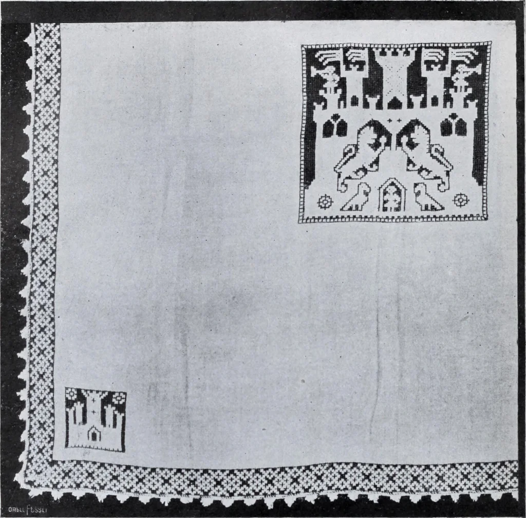 An illustration from Textilsammlung Iklé Katalog. Industrie- u. Gewerbemuseum St. Gallen, 1908, 1908, leaf 63