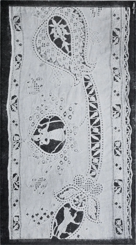 An illustration from Textilsammlung Iklé Katalog. Industrie- u. Gewerbemuseum St. Gallen, 1908, 1908, leaf 76