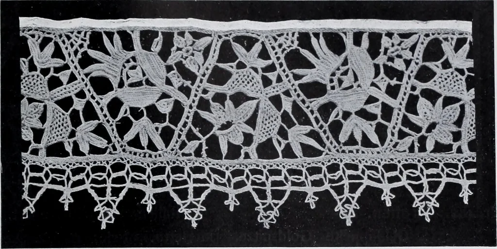An illustration from Textilsammlung Iklé Katalog. Industrie- u. Gewerbemuseum St. Gallen, 1908, 1908, leaf 98