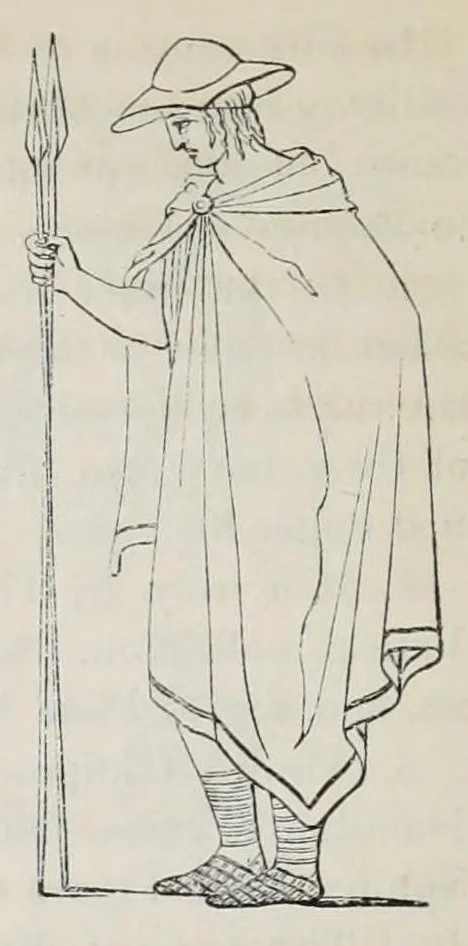 An illustration from Textrinum antiquorum : an account of the art of weaving among the ancients ..., 1843, leaf 452