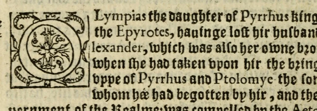 An illustration from Thabridgemente of the histories of Trogus Pompeius, 1570, leaf 278