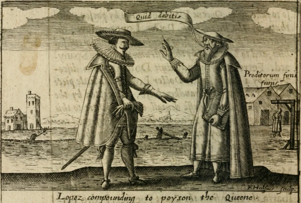 An illustration from A thankfull remembrance of Gods mercie. In an historical collection of the great and mercifull deliuerances of the church and state of England, since the gospell beganne here to flourish, from the beginning of Queene Elizabeth, 1630, leaf 181