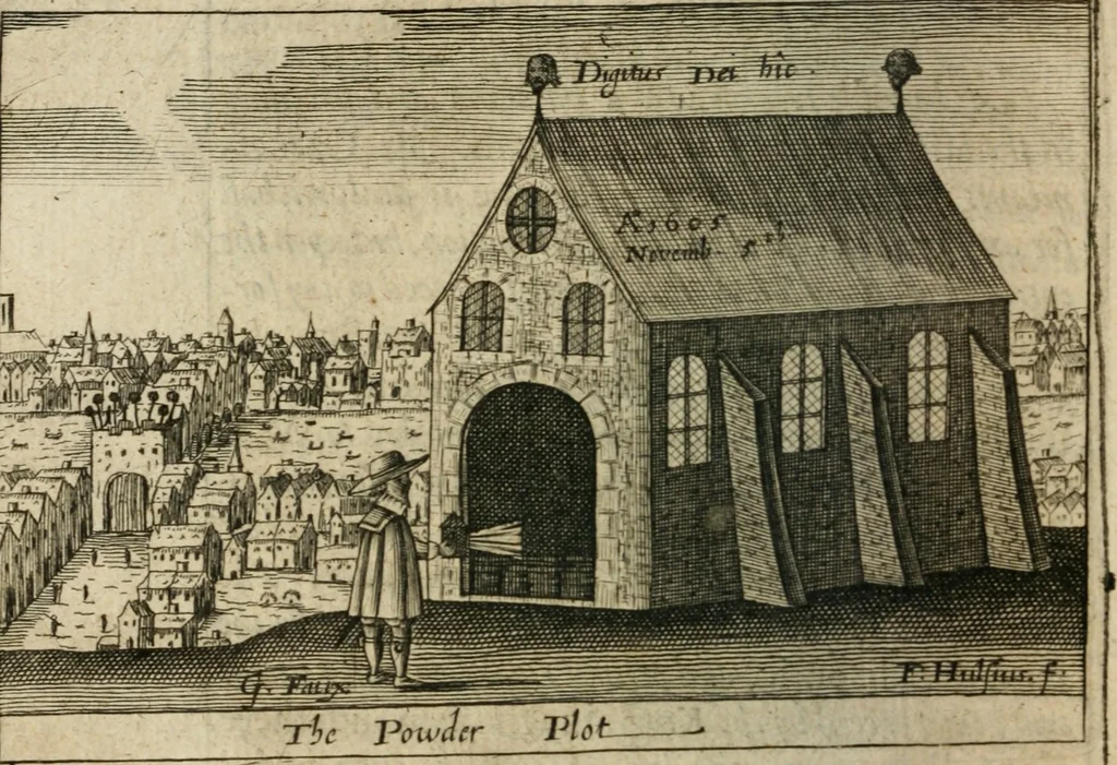 An illustration from A thankfull remembrance of Gods mercie. In an historical collection of the great and mercifull deliuerances of the church and state of England, since the gospell beganne here to flourish, from the beginning of Queene Elizabeth, 1630, leaf 265