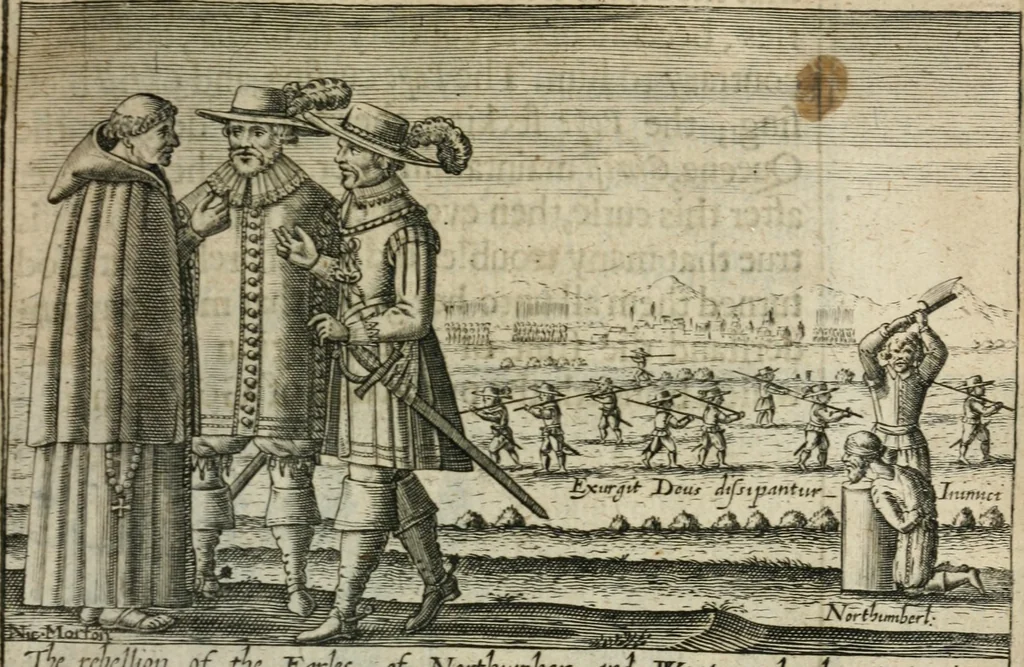 An illustration from A thankfull remembrance of Gods mercie. In an historical collection of the great and mercifull deliuerances of the church and state of England, since the gospell beganne here to flourish, from the beginning of Queene Elizabeth, 1630, leaf 30