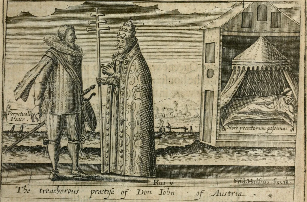 An illustration from A thankfull remembrance of Gods mercie. In an historical collection of the great and mercifull deliuerances of the church and state of England, since the gospell beganne here to flourish, from the beginning of Queene Elizabeth, 1630, leaf 46