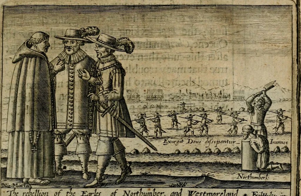 An illustration from A thankfvll remembrance of Gods mercie : in a historicall collection of the great and mercifull deliuerances of the church and state of England, since the Gospell beganne here to flourish, from the beginning of Queene Elizabeth, 1630, leaf 26