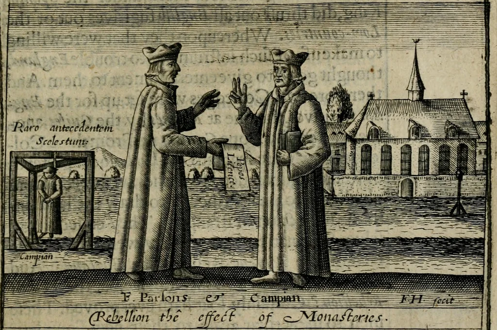 An illustration from A thankfvll remembrance of Gods mercie : in a historicall collection of the great and mercifull deliuerances of the church and state of England, since the Gospell beganne here to flourish, from the beginning of Queene Elizabeth, 1630, leaf 72