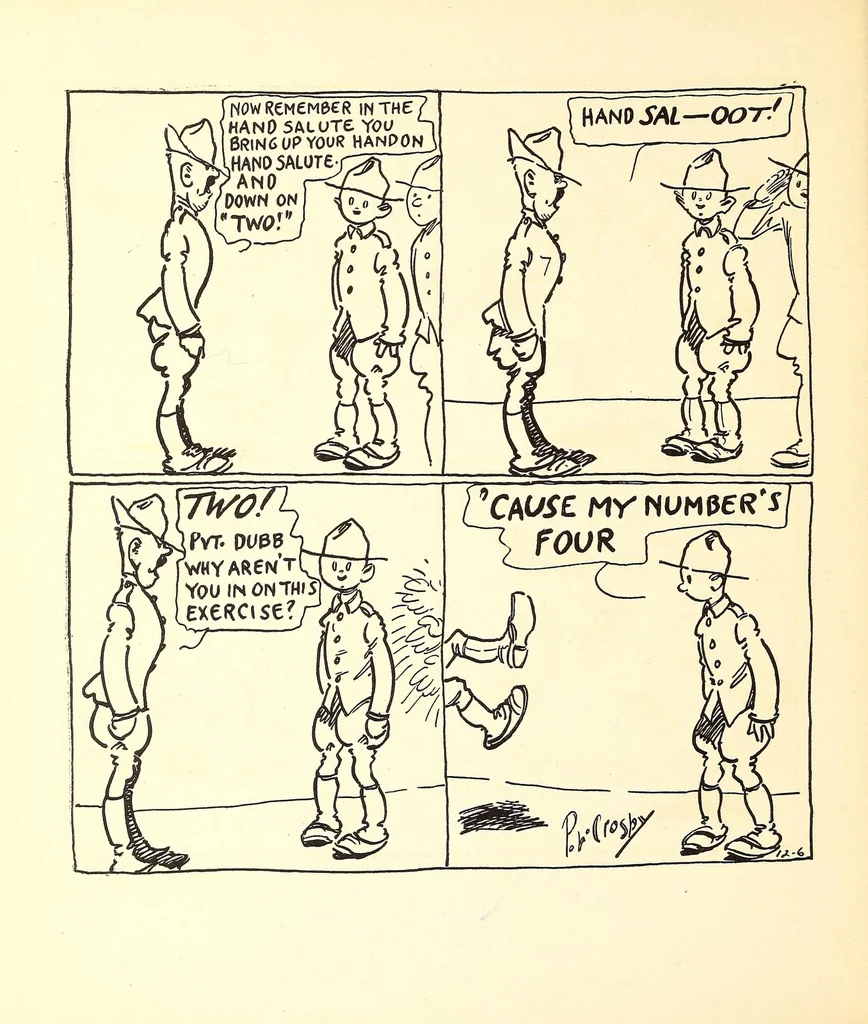 An illustration from That rookie from the 13th Squad, 1918, leaf 56