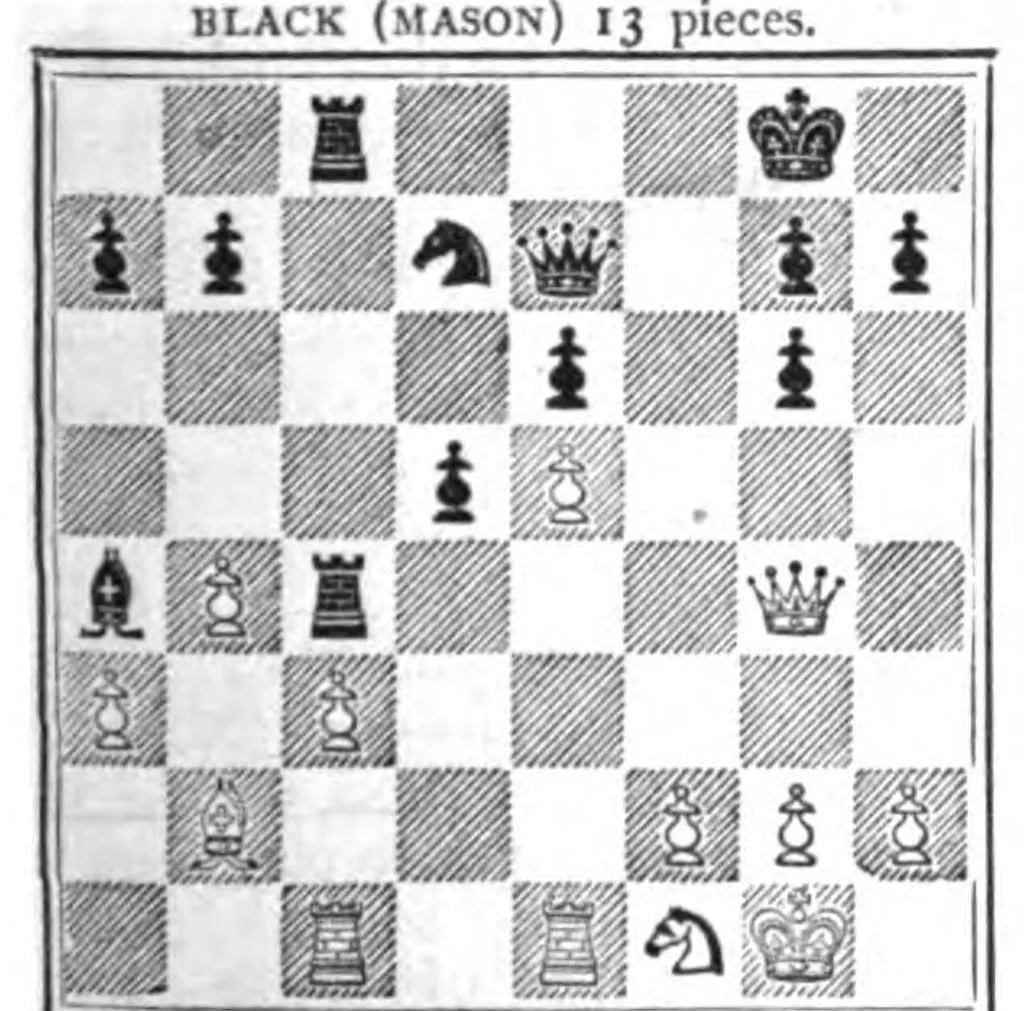 An illustration from The British Chess Magazine Volume 12 1892, 1892, leaf 169