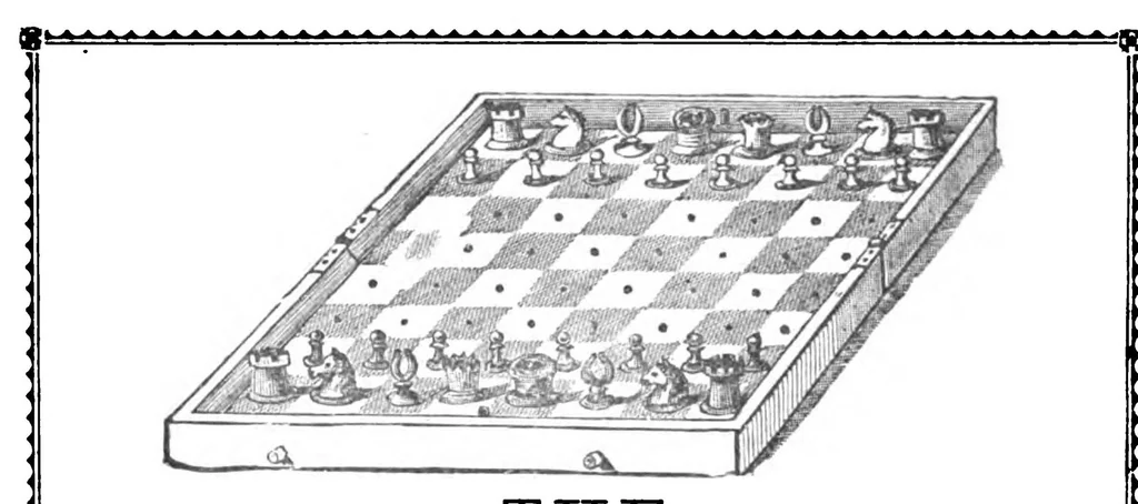 An illustration from The British Chess Magazine Volume 12 1892, 1892, leaf 268