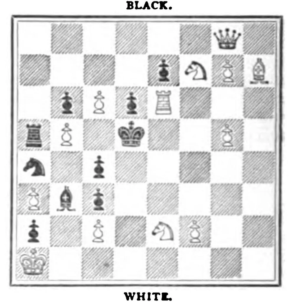 An illustration from The British Chess Magazine Volume 12 1892, 1892, leaf 320
