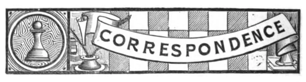 An illustration from The British Chess Magazine Volume 12 1892, 1892, leaf 344