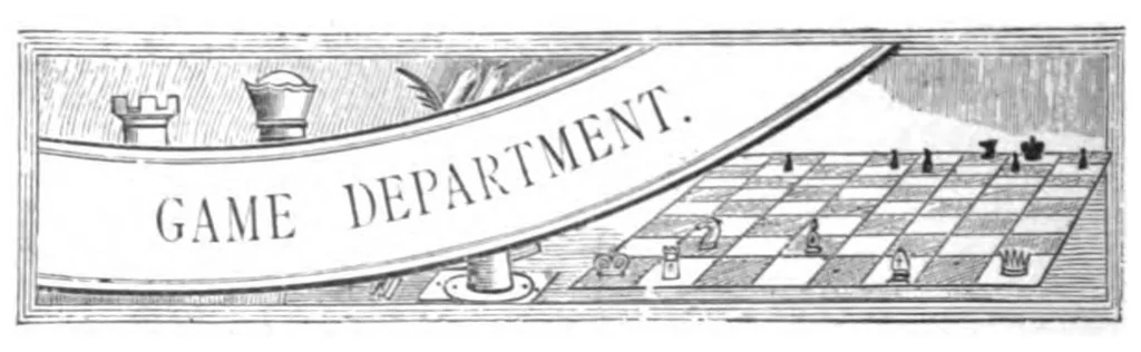 An illustration from The British Chess Magazine Volume 13 1893, 1893, leaf 120