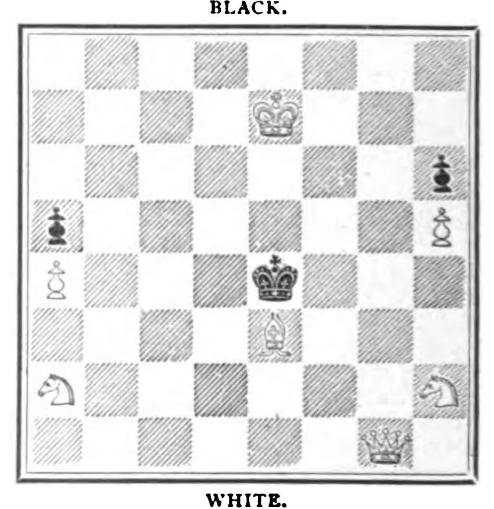 An illustration from The British Chess Magazine Volume 13 1893, 1893, leaf 188