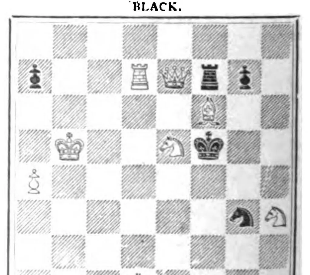 An illustration from The British Chess Magazine Volume 13 1893, 1893, leaf 288