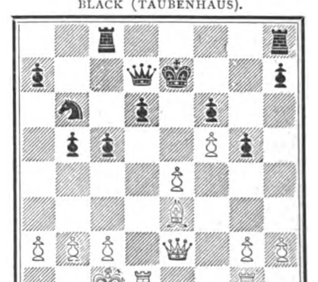 An illustration from The British Chess Magazine Volume 13 1893, 1893, leaf 577