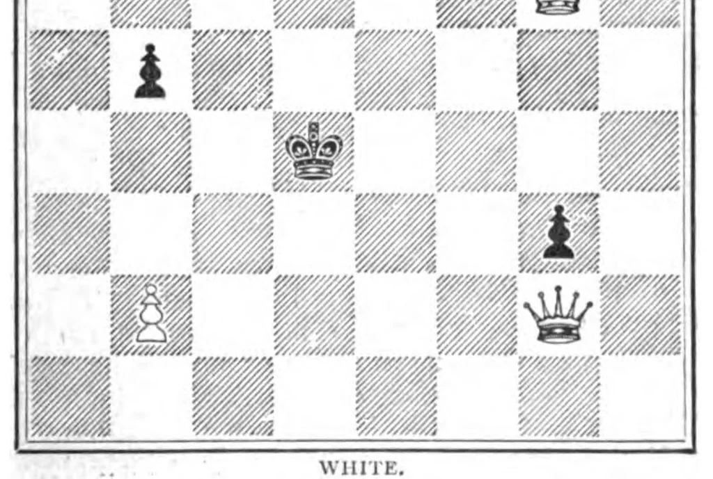 An illustration from The British Chess Magazine Volume 13 1893, 1893, leaf 645