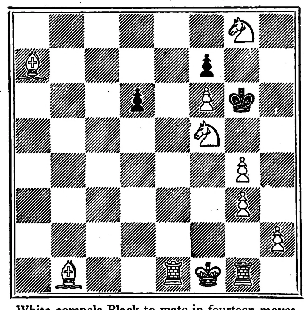 An illustration from The British Chess Magazine Volume 14 1894, 1894, leaf 101