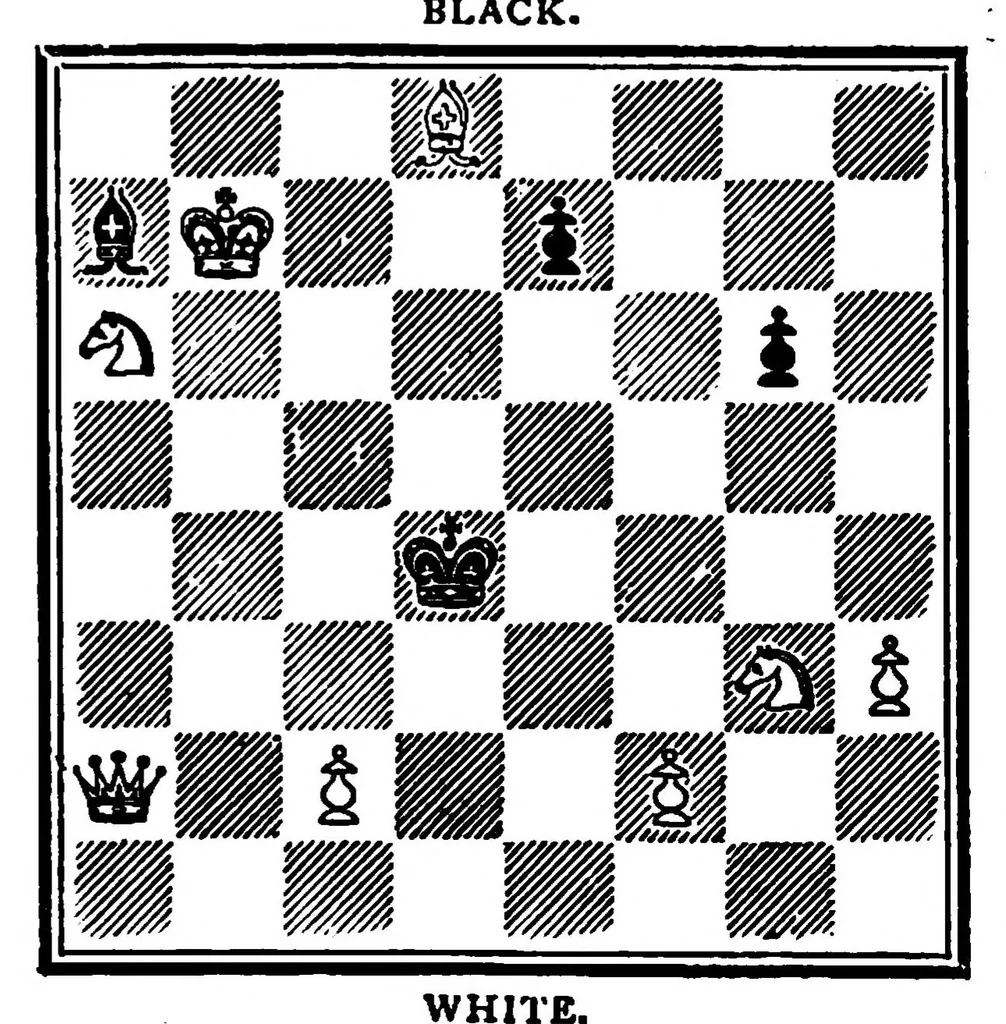 An illustration from The British Chess Magazine Volume 14 1894, 1894, leaf 143