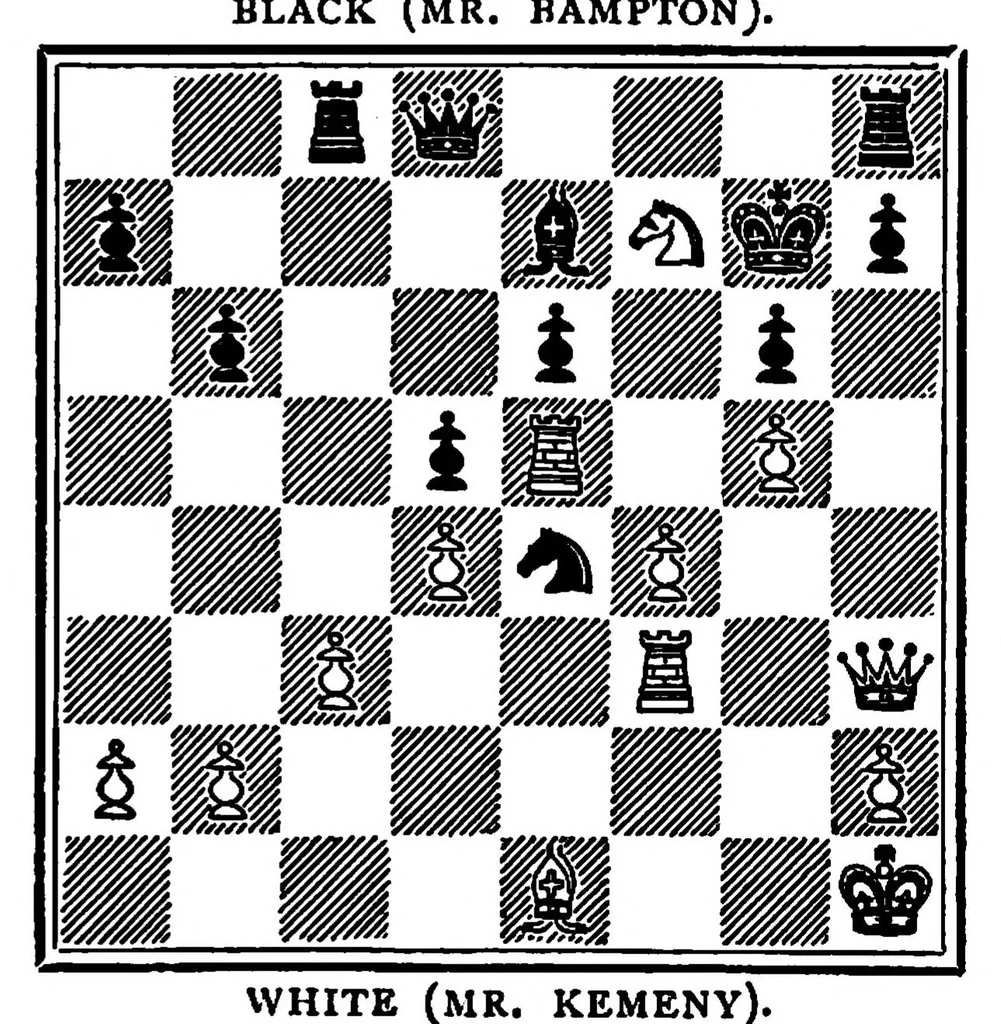An illustration from The British Chess Magazine Volume 14 1894, 1894, leaf 189