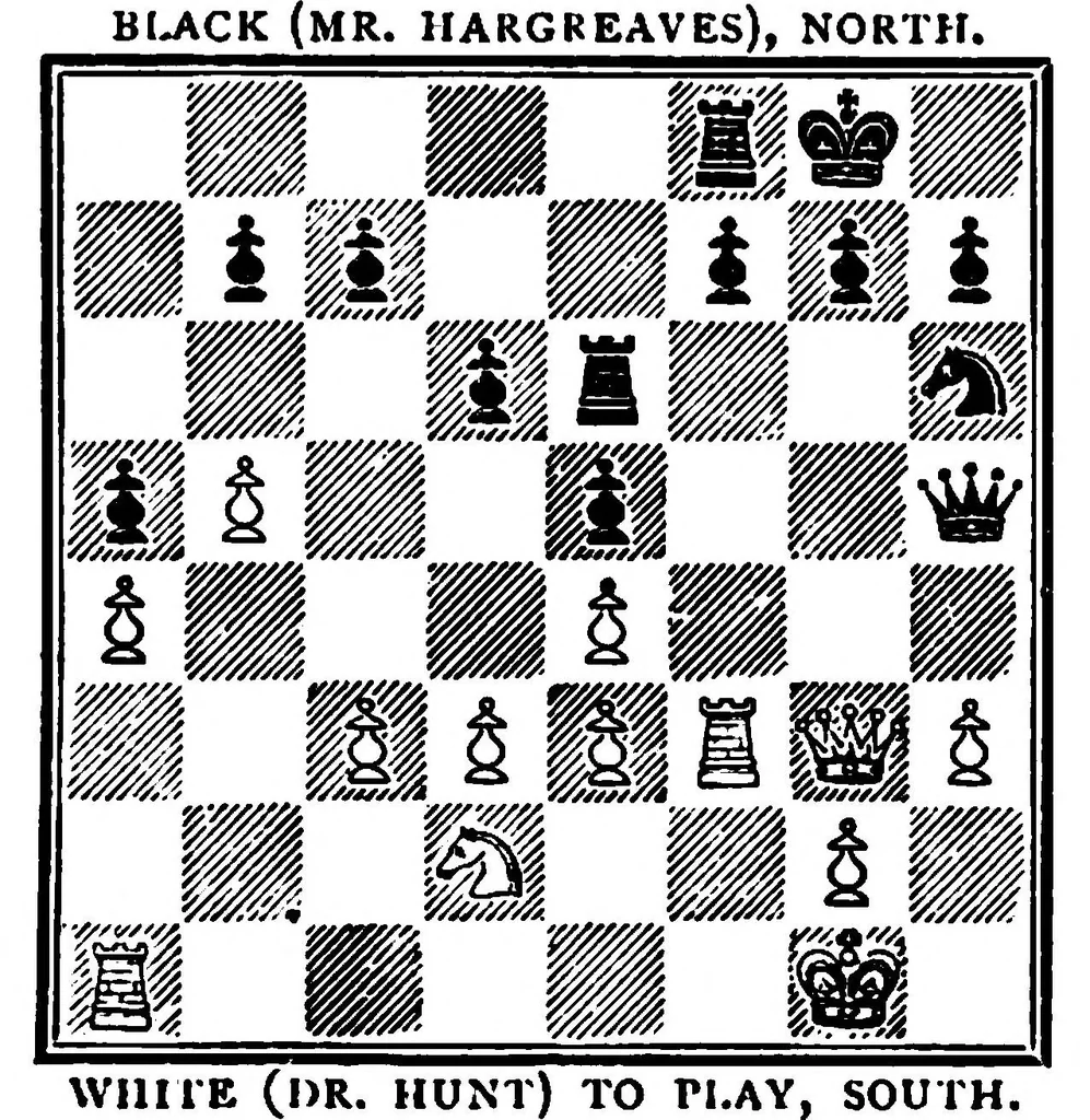An illustration from The British Chess Magazine Volume 14 1894, 1894, leaf 225