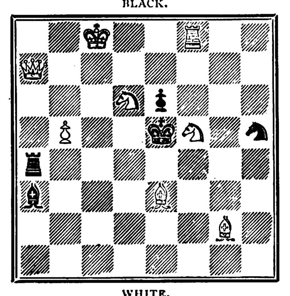 An illustration from The British Chess Magazine Volume 14 1894, 1894, leaf 332