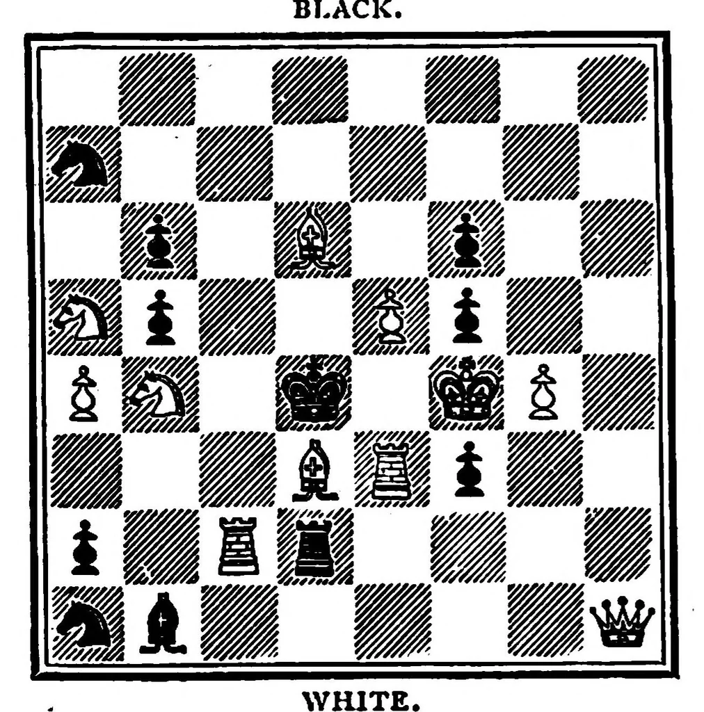 An illustration from The British Chess Magazine Volume 14 1894, 1894, leaf 53
