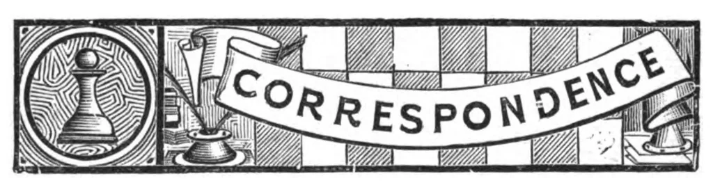 An illustration from The British Chess Magazine Volume 15 1895, 1895, leaf 242