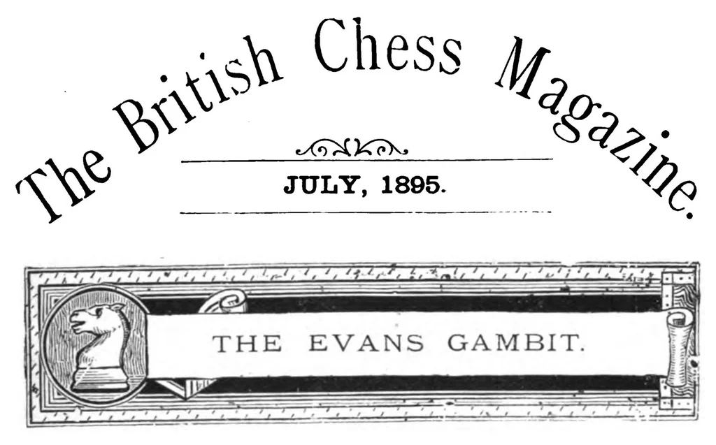 An illustration from The British Chess Magazine Volume 15 1895, 1895, leaf 299