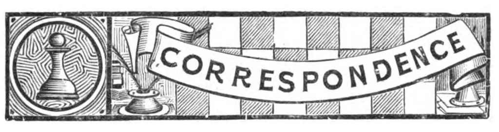 An illustration from The British Chess Magazine Volume 15 1895, 1895, leaf 393