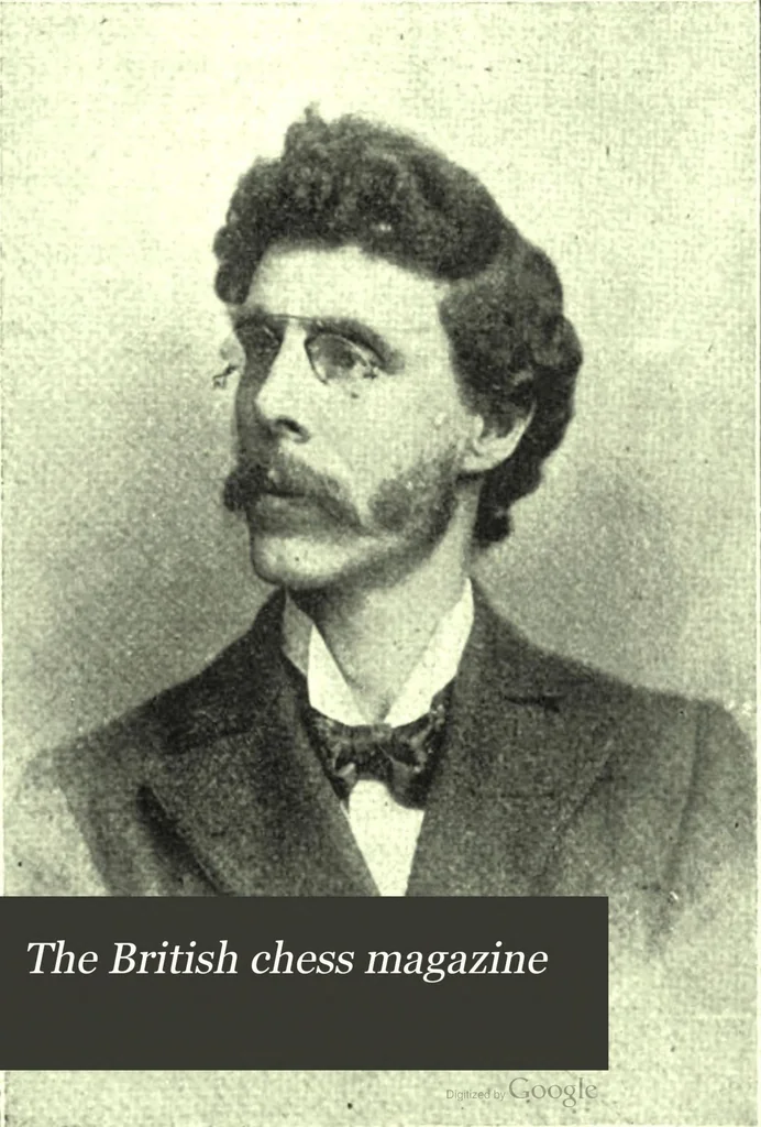 An illustration from The British Chess Magazine Volume 16 1896, 1896, leaf 1