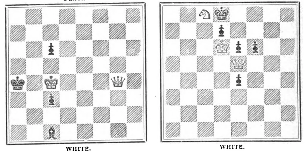 An illustration from The British Chess Magazine Volume 16 1896, 1896, leaf 321