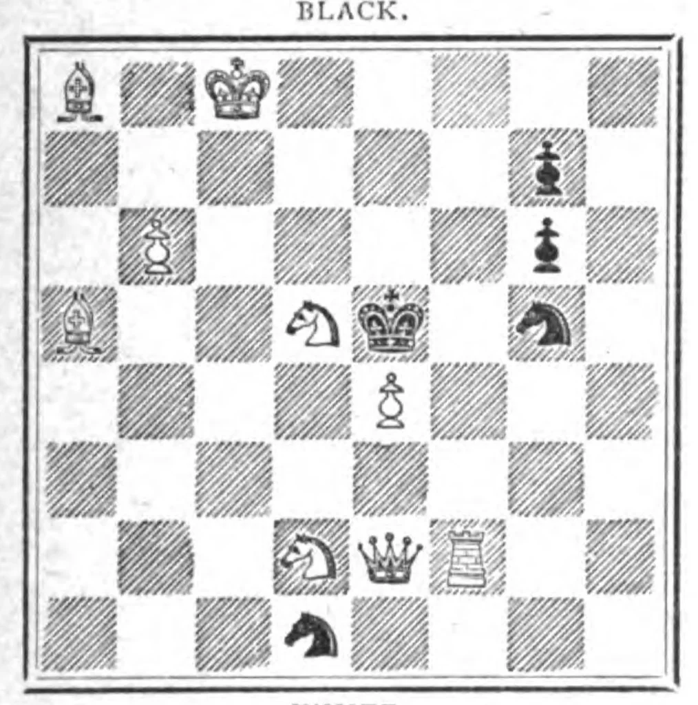 An illustration from The British Chess Magazine Volume 16 1896, 1896, leaf 362