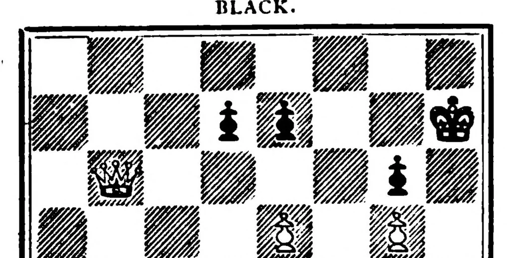 An illustration from The British Chess Magazine Volume 18 1898, 1898, leaf 554