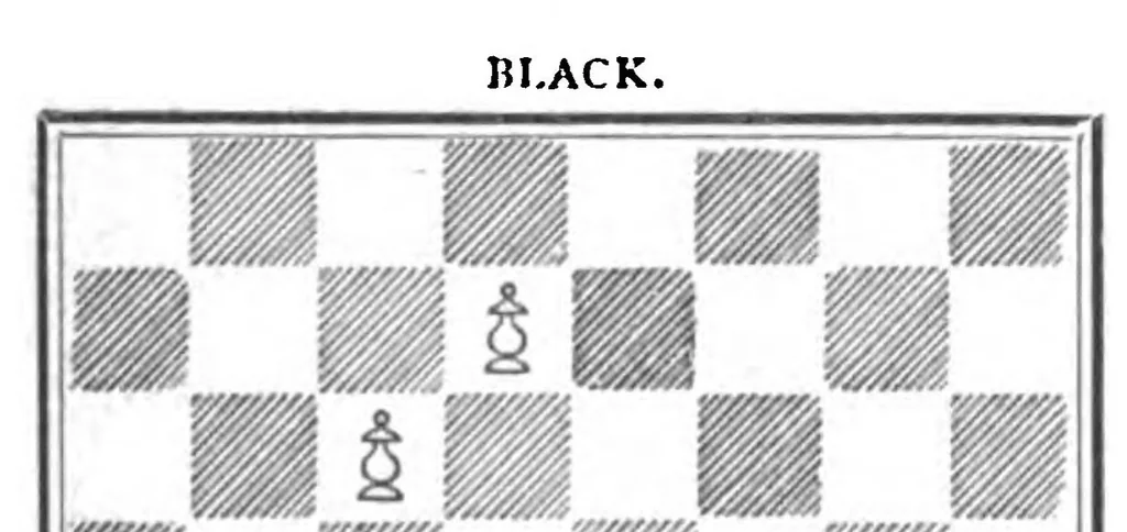 An illustration from The British Chess Magazine Volume 19 1899, 1899, leaf 124