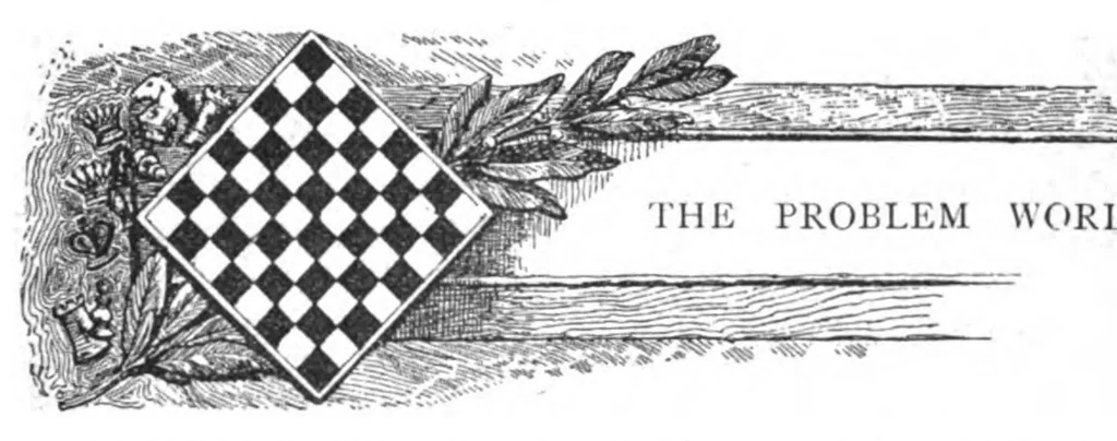 An illustration from The British Chess Magazine Volume 19 1899, 1899, leaf 335