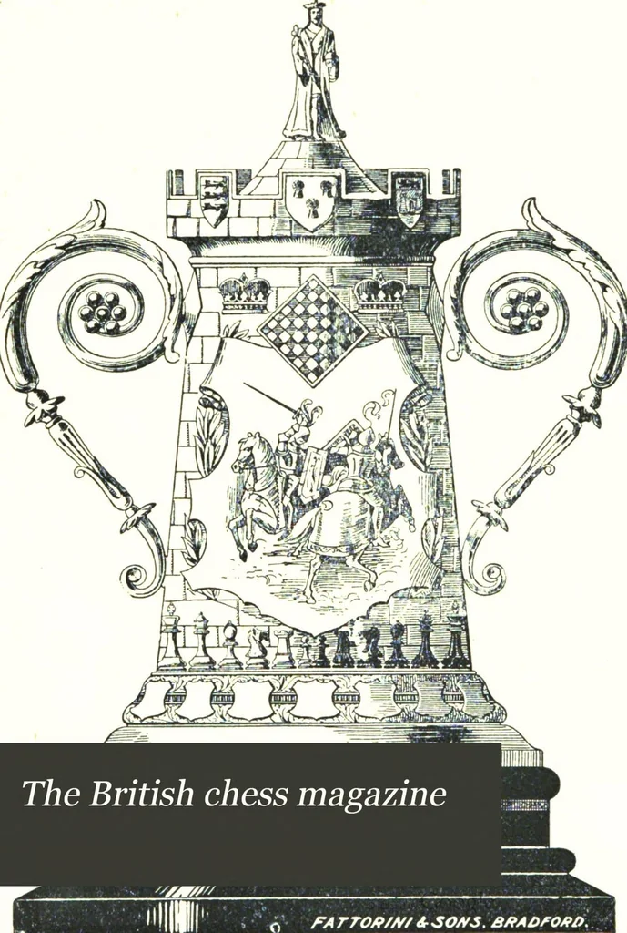 An illustration from The British Chess Magazine Volume 20 1900, 1900, leaf 1