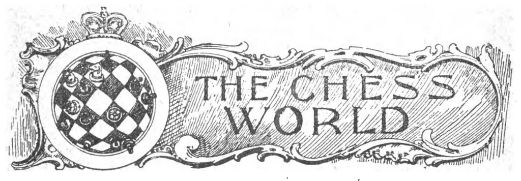 An illustration from The British Chess Magazine Volume 21 1901, 1901, leaf 427