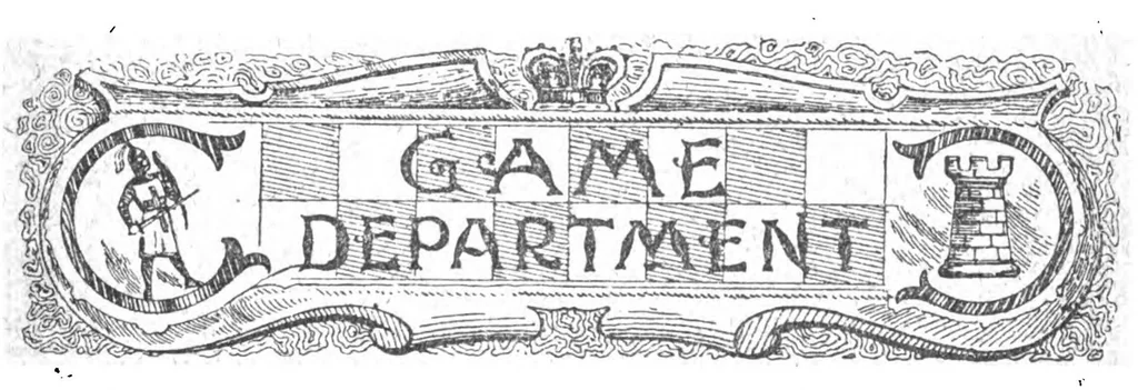 An illustration from The British Chess Magazine Volume 21 1901, 1901, leaf 525