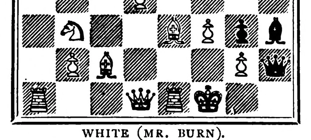 An illustration from The British Chess Magazine Volume 21 1901, 1901, leaf 85