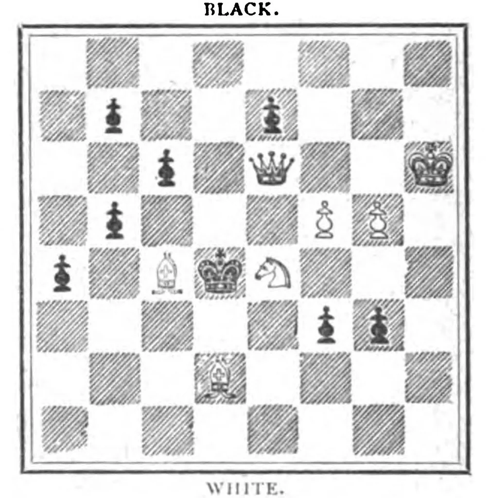 An illustration from The British Chess Magazine Volume 22 1902, 1902, leaf 221