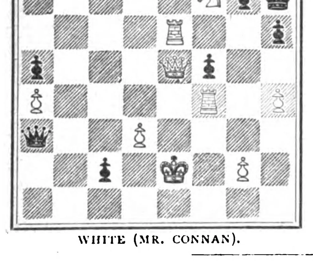 An illustration from The British Chess Magazine Volume 22 1902, 1902, leaf 260