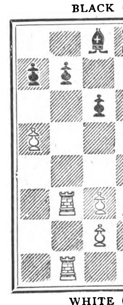 An illustration from The British Chess Magazine Volume 23 1903, 1903, leaf 106