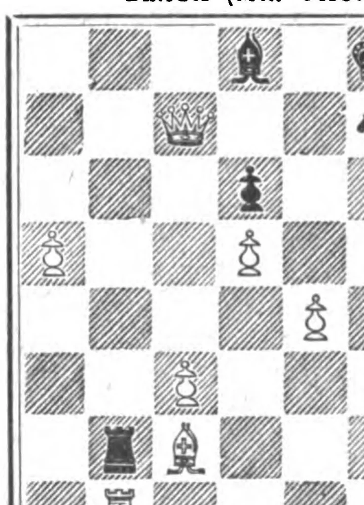 An illustration from The British Chess Magazine Volume 24 1904, 1904, leaf 269