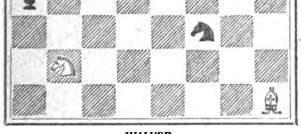 An illustration from The British Chess Magazine Volume 24 1904, 1904, leaf 293