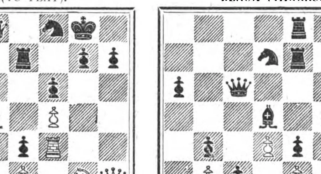 An illustration from The British Chess Magazine Volume 26 1906, 1906, leaf 117